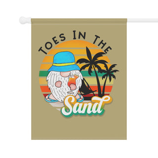 Gnome Toes in the Sand Garden & House Banner