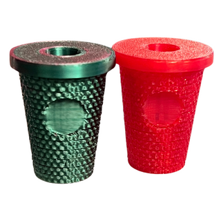 Free Coffee Tumbler - Straw Topper (3D Print - multi colored - up to 50mm)