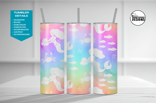 Colorful Mermaid Tumbler Collection