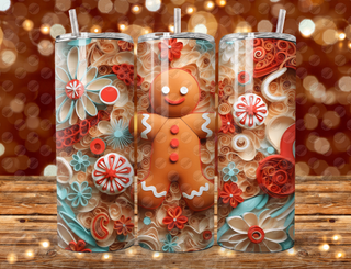 Gingerbread Man Tumbler - Version 1