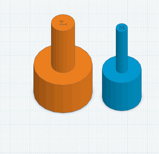 3D Printed Straw Topper Display Stand - Small and Large Display Stands (up to 70mm) | Digital File Download