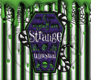 Strange and Unusual coffin — watermarked full artwork