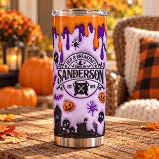 Spooky Bed and Breakfast — one tumbler in porch setting