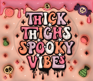 Thick Thighs Spooky Vibes — watermarked full artwork