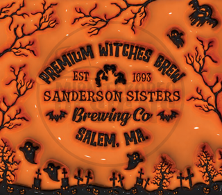 Witch Brewing: orange graveyard — watermarked full artwork