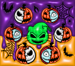 Spooky Storybook character pumpkins — watermarked full artwork