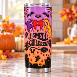 Three Witches — one tumbler in kitchen setting