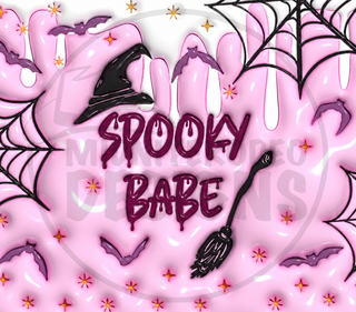 Spooky Babe: witch hat on pink — watermarked full artwork