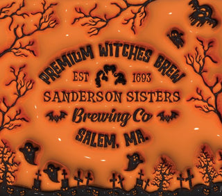 Witch Brewing: orange graveyard — flat artwork preview