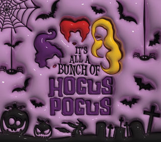 Witch Lettering on purple — flat artwork preview