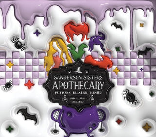 Witch Apothecary: witches and cauldron — flat artwork preview