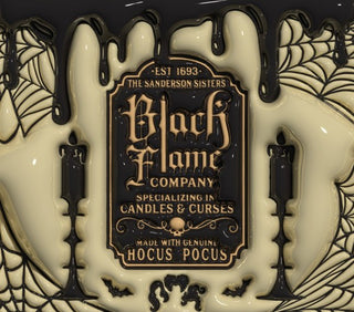 Three Witches Black Flame Company: tan-black — flat artwork preview