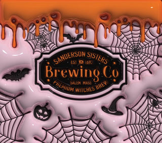 Witch Brewing: pink web design — flat artwork preview