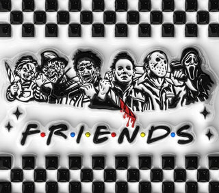 Horror Friends character lineup — flat artwork preview
