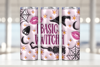 Basic Witch: witch accessories — three views of one stainless steel tumbler